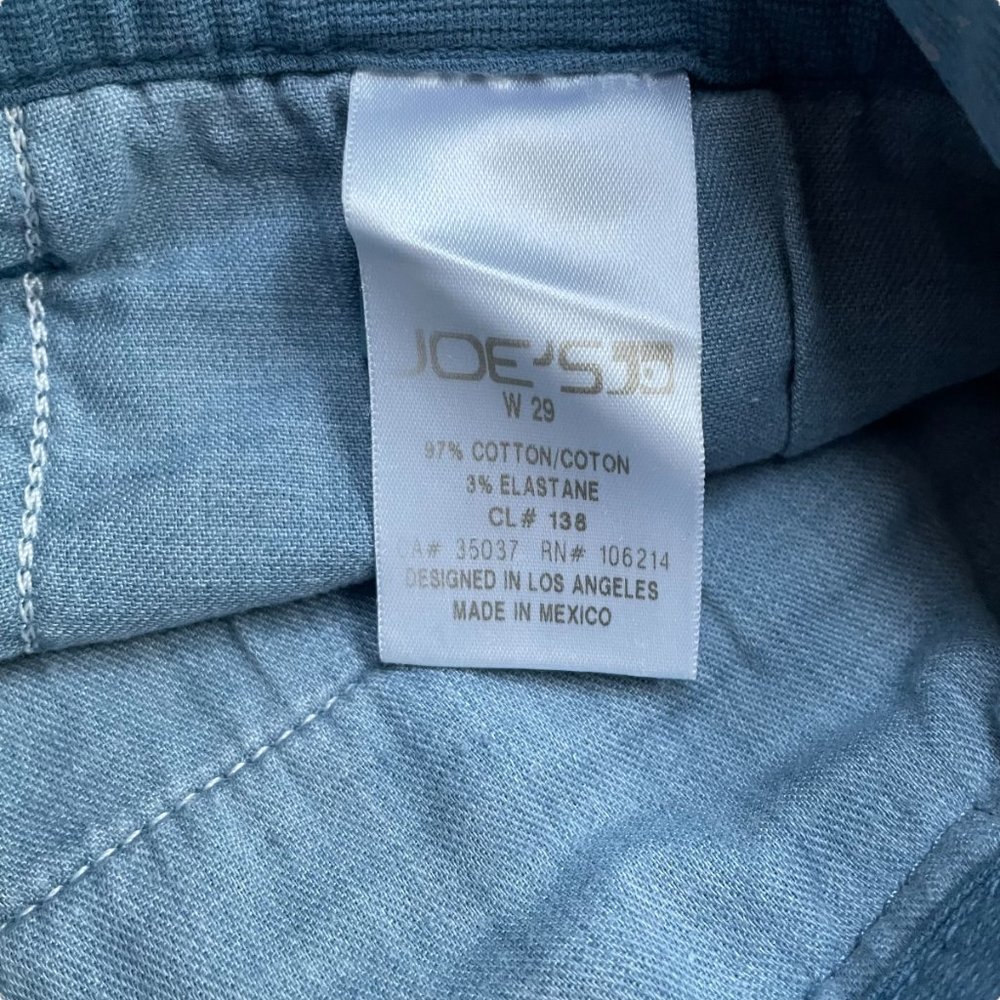 Joe's Jeans Brixton Trouser Shorts - Blue Haze | 29 - Picture 5 of 6
